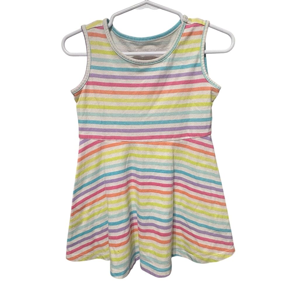 Rainbow Striped Dress - The Children’s Place - 18-24mo